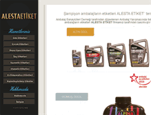 Tablet Screenshot of alestaetiket.com